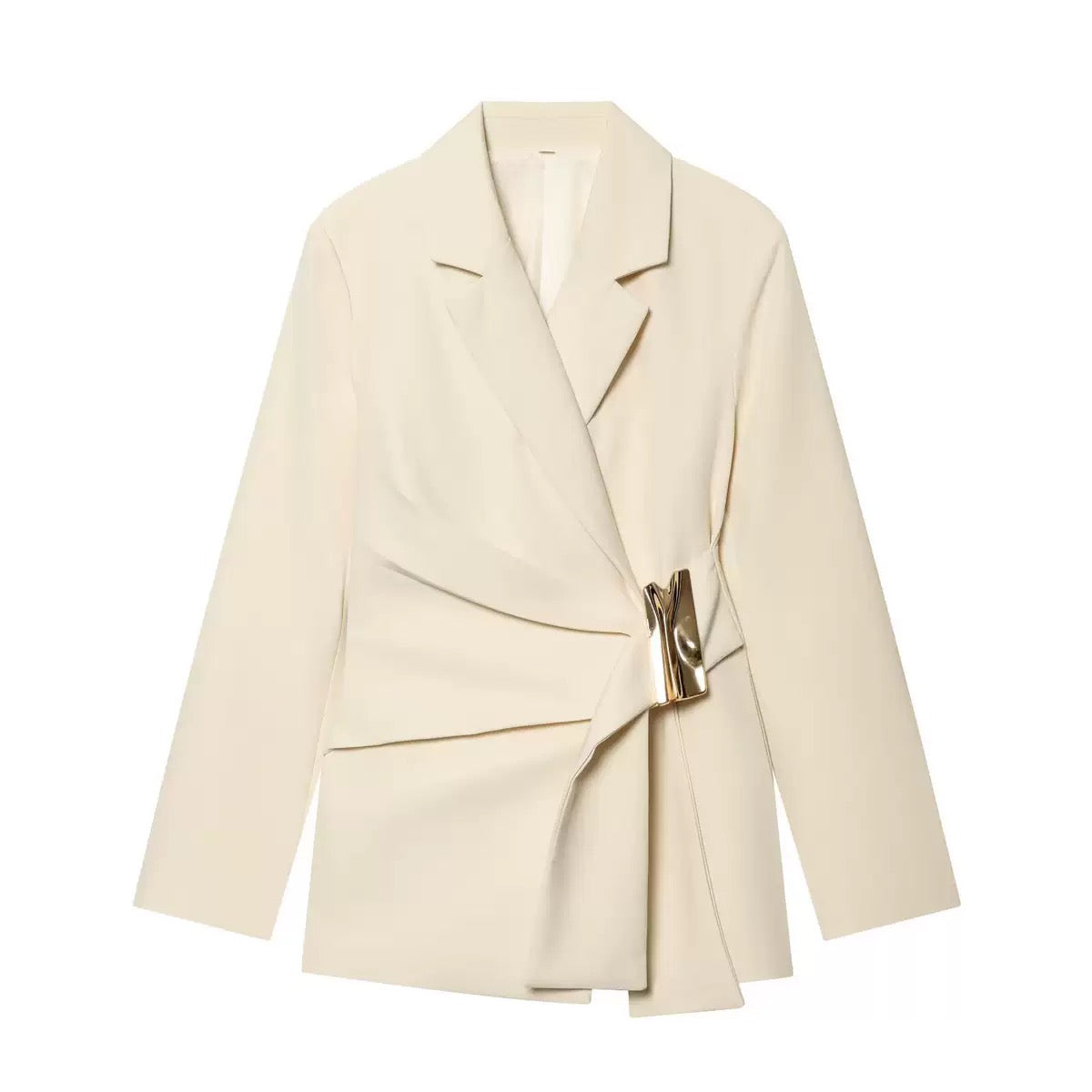 Luxe brooch blazer