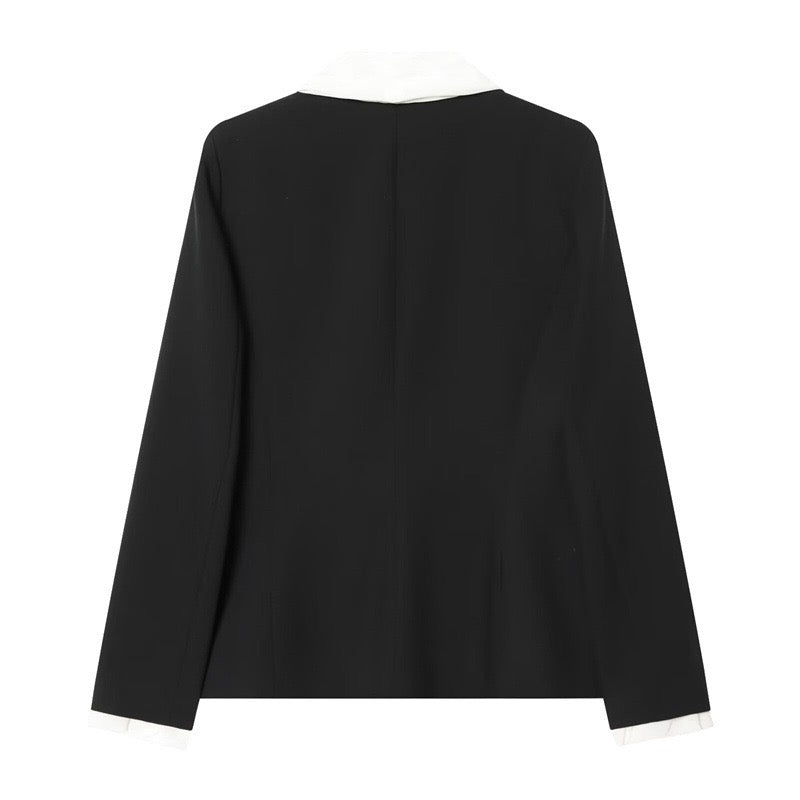 White tie blazer