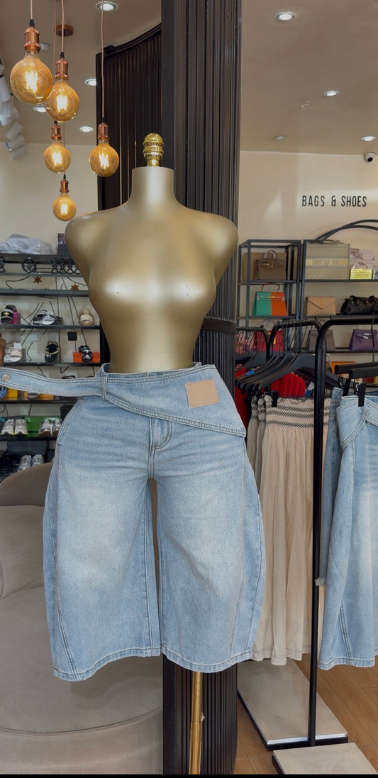 Belted jorts