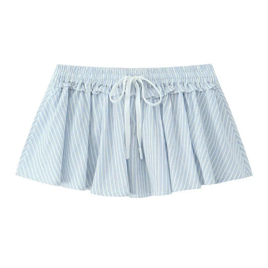Ruffle mini skirt