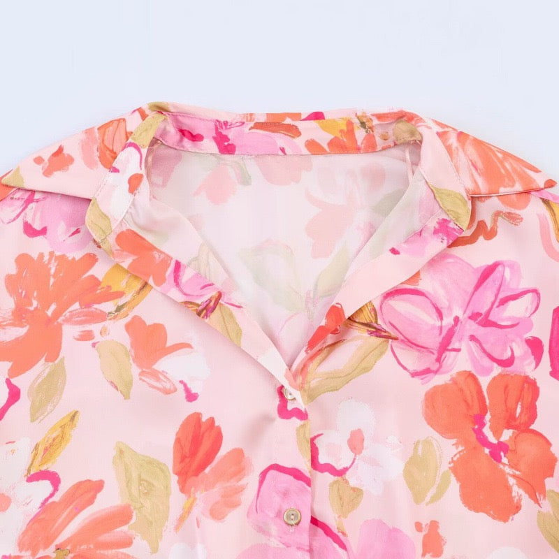 White floral tshirt
