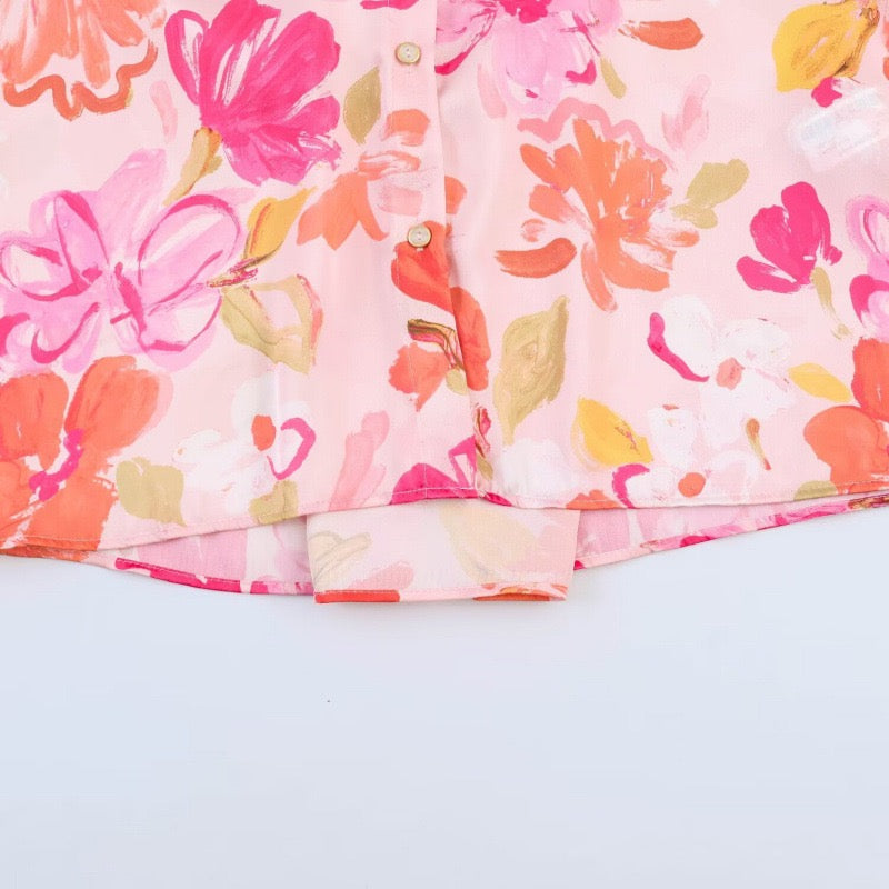 White floral tshirt