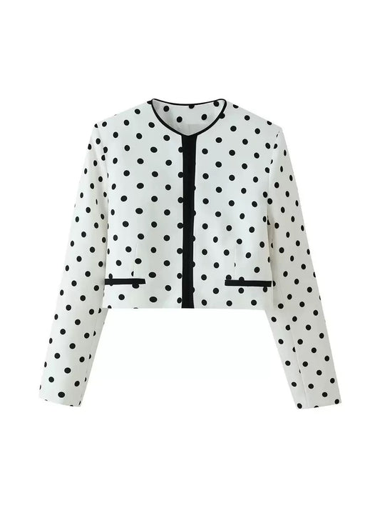 Polker dot blazer