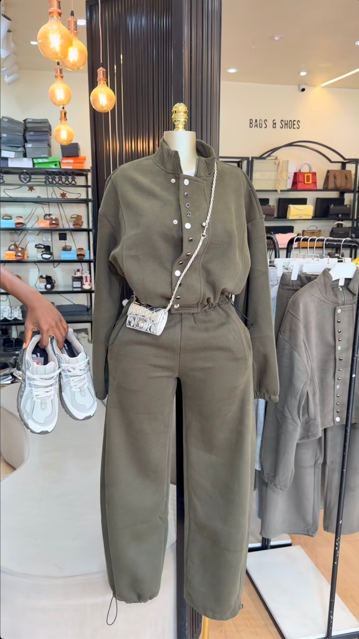 Elevated track suit