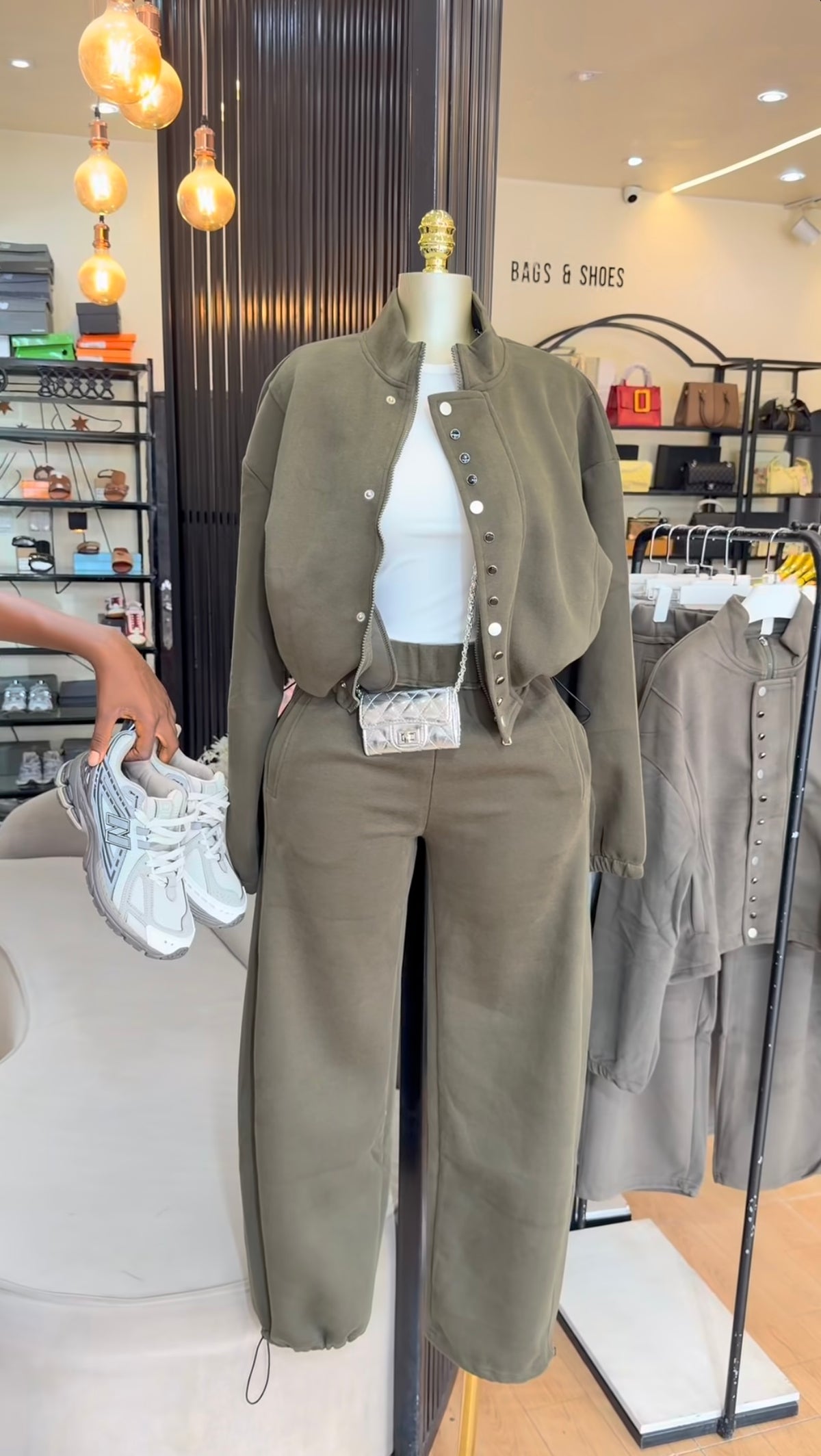 Elevated track suit