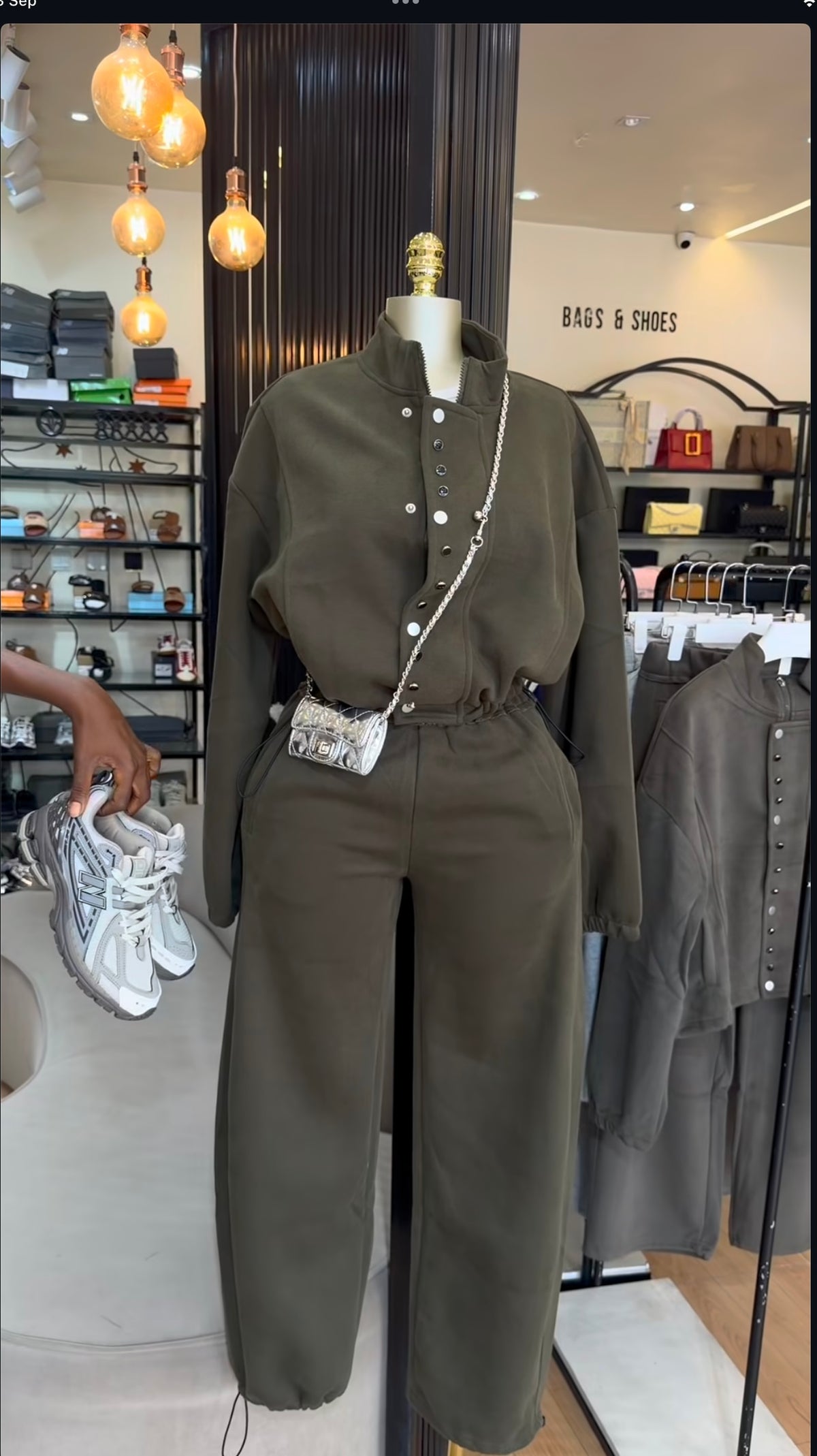 Elevated track suit