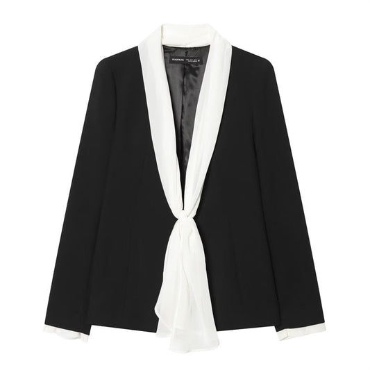 White tie blazer