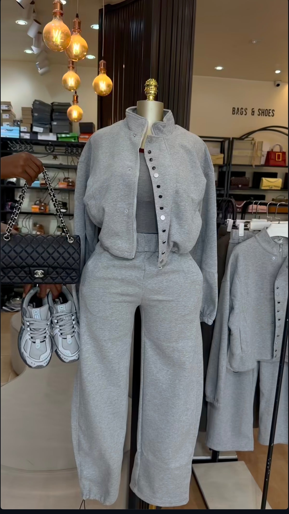 Elevated track suit