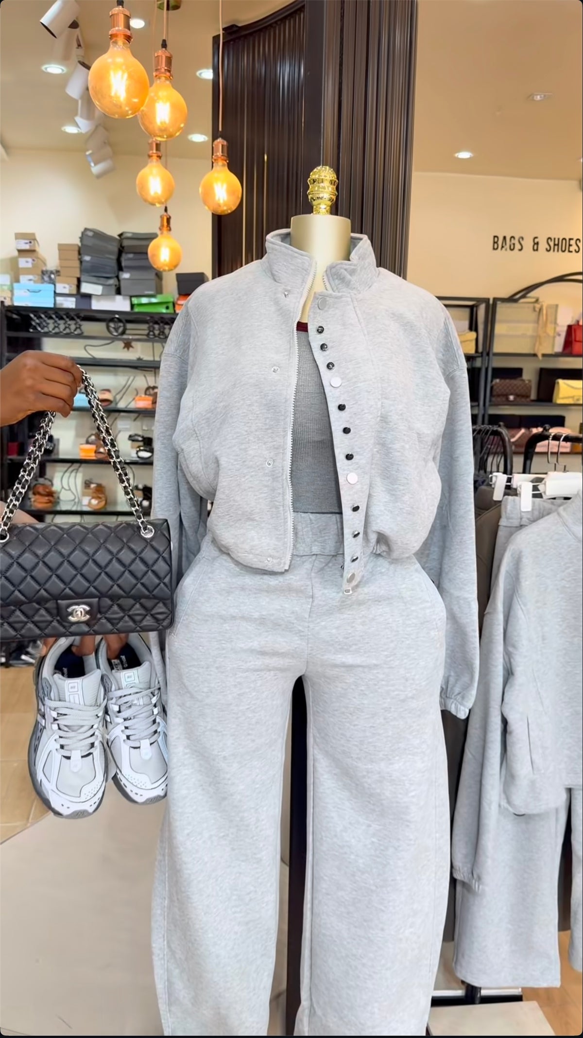 Elevated track suit