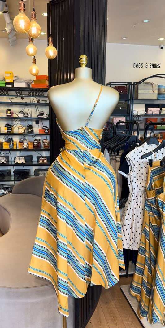 Stripe maxi dress