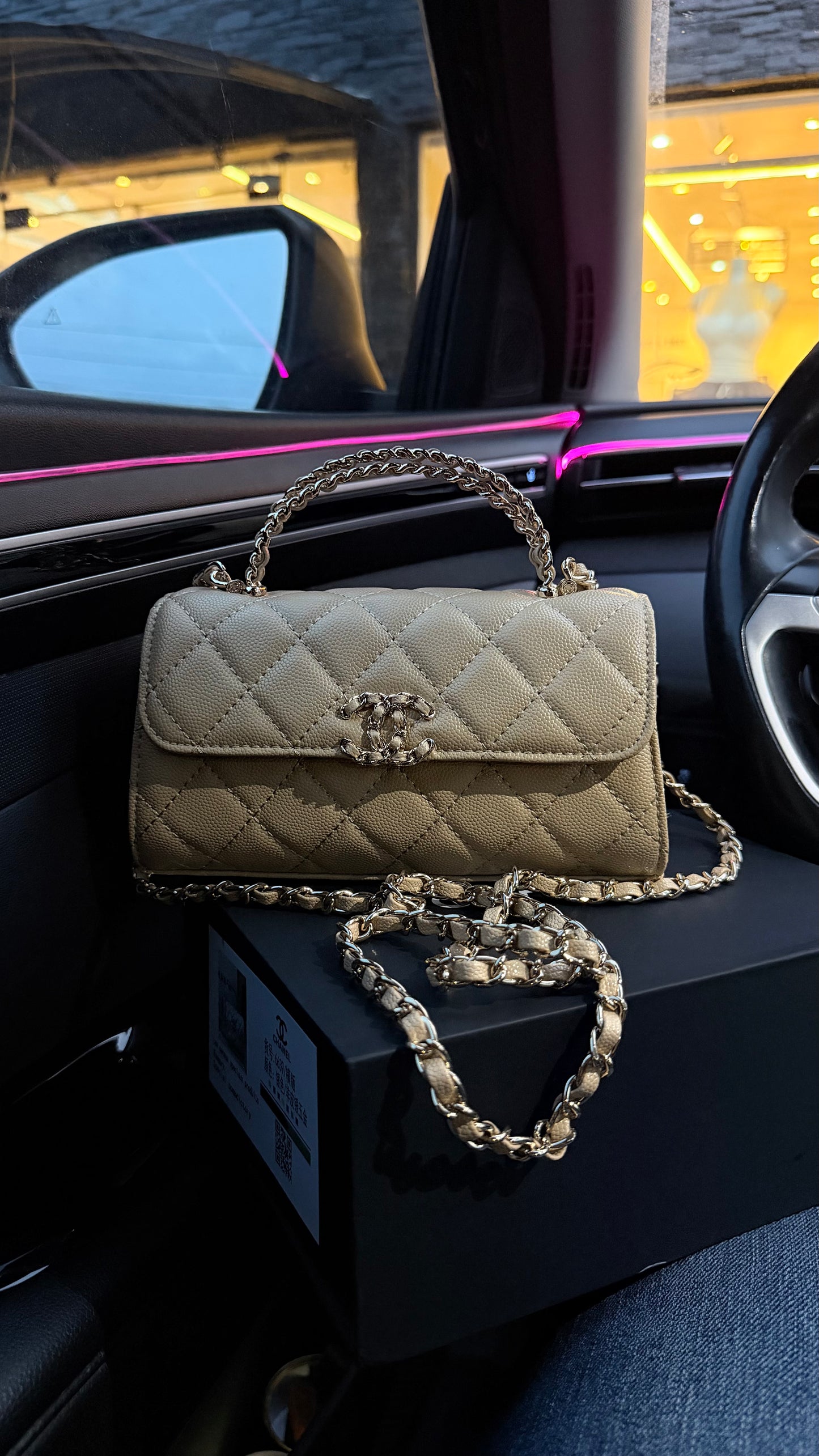 Brown Chanel bag