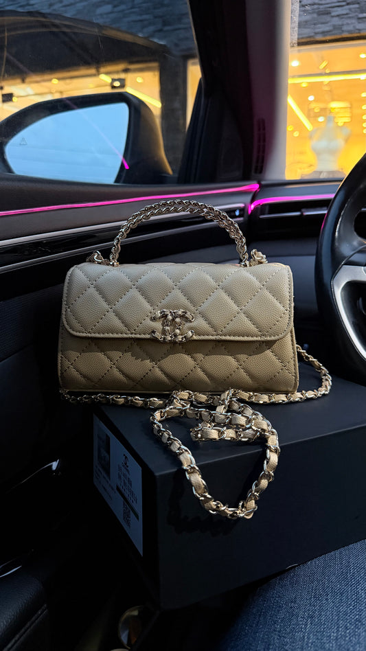 Brown Chanel bag