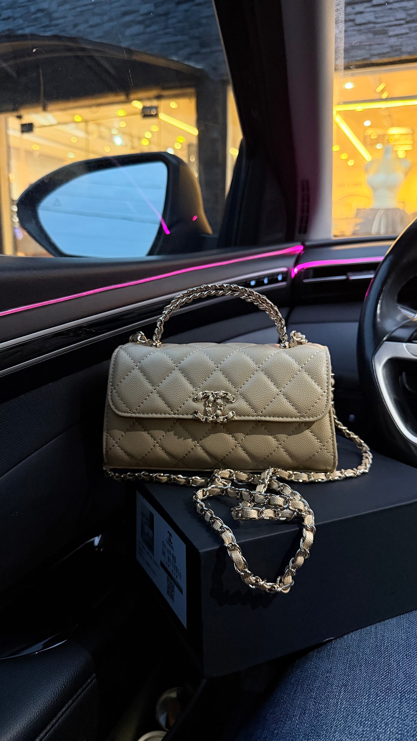 Brown Chanel bag
