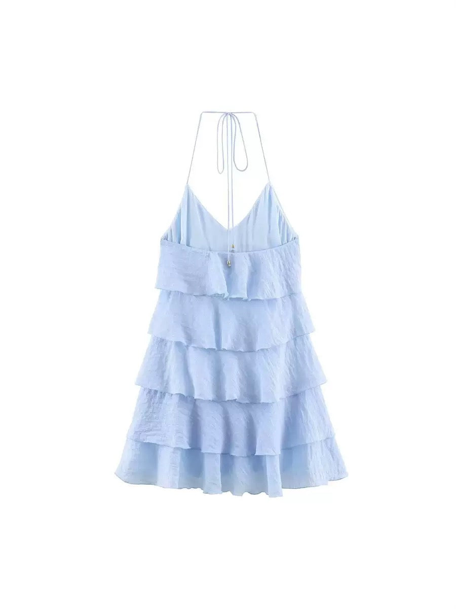 Ruffle mini dress