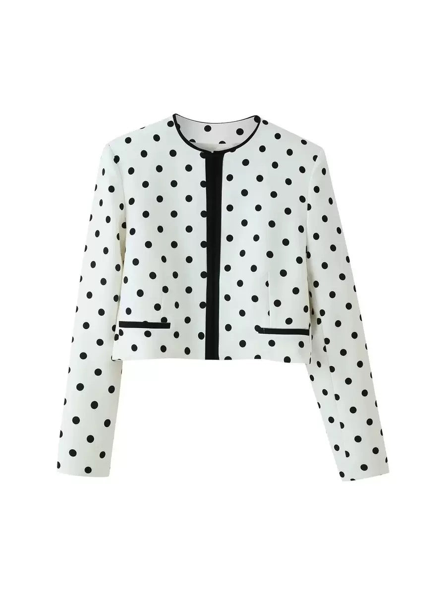 Polker dot blazer