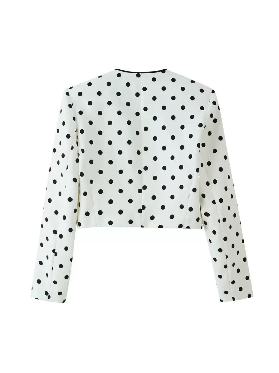 Polker dot blazer